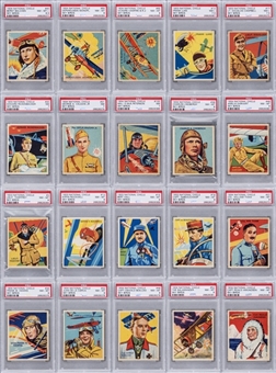 1933-34 R136 National Chicle "Sky Birds" High Grade Complete Master Set (132) 